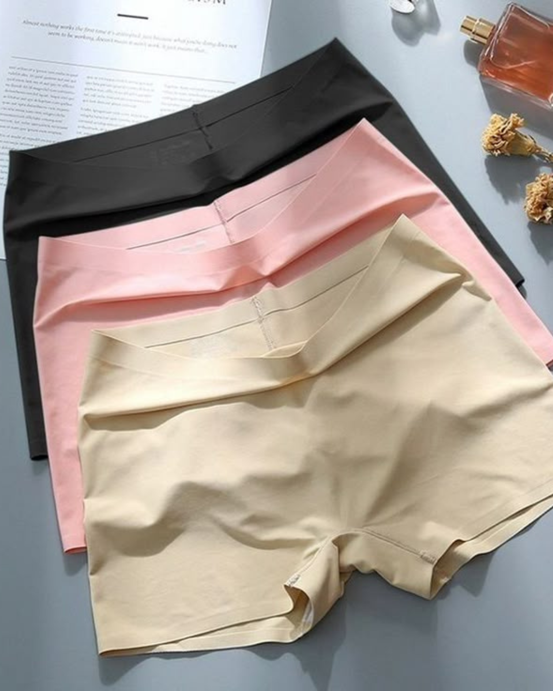 Colourful Seamless Shaping Shorts for women
